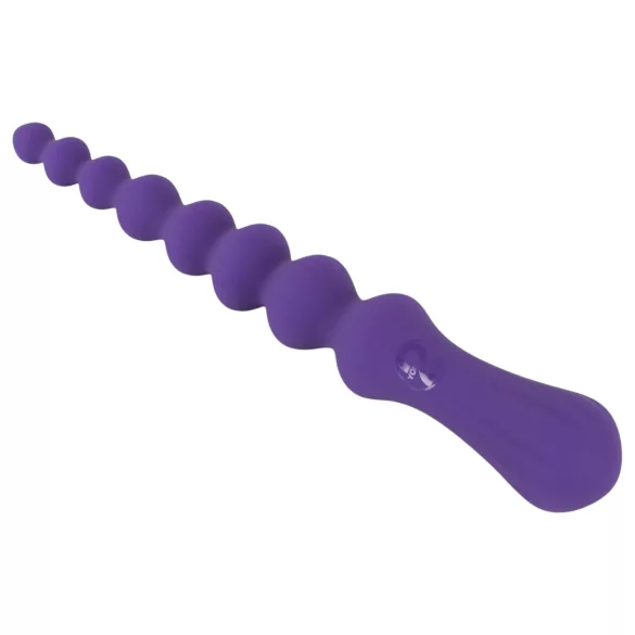 You2Toys - fleksibilni analni dildo s kuglicama - ljubičasta