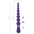 You2Toys - fleksibilni analni dildo s kuglicama - ljubičasta