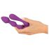 You2Toys - Kuglasti, fleksibilni analni dildo - ljubičasti