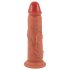 Realistixxx - realistični, dvostruki sloj dildo (prirodna boja)