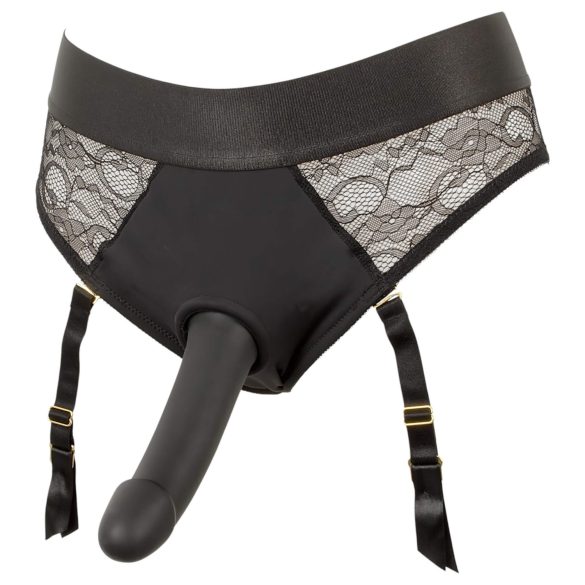 You2Toys - strap-on dildo s gaćicama (crni)