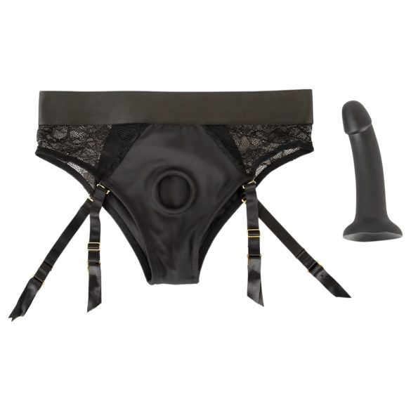 You2Toys - strap-on dildo s gaćicama (crni)