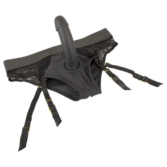 You2Toys - strap-on dildo s gaćicama (crni)