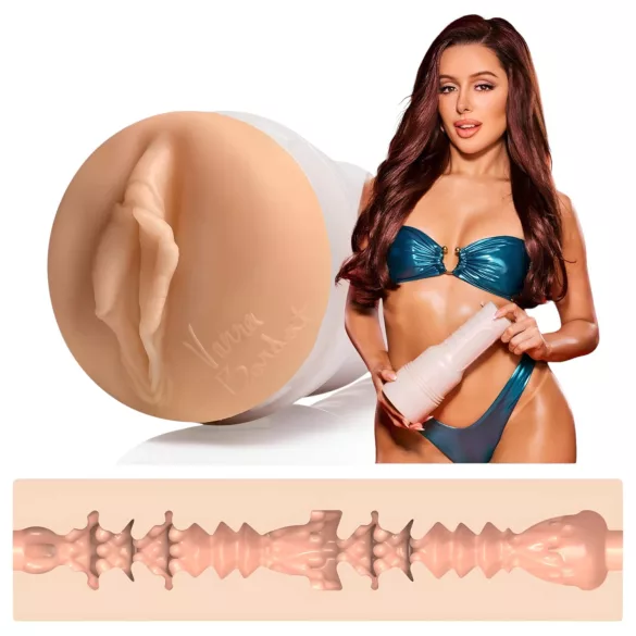 Fleshlight Vanna Bardot - masturbator realistična vagina - natur