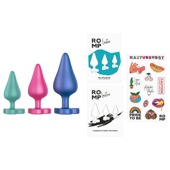 ROMP Luster - set za analni trening - 3 komada