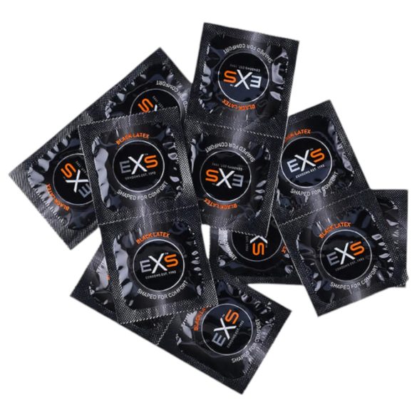 EXS Black - lateks kondomi - crni (100 kom)