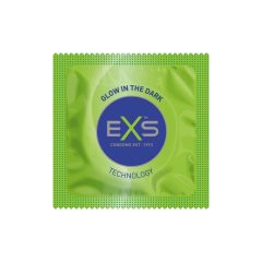 EXS Glow - veganski svjetleći kondomi (3 kom)