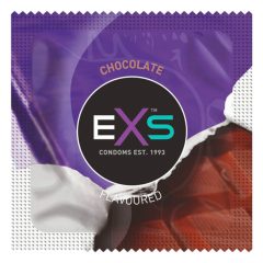   EXS Hot Chocolate - kondom s okusom čokolade - crni (100 kom)