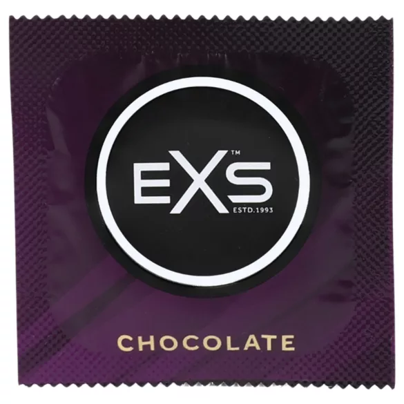 EXS - kondomi s okusom čokolade - crni - 100 komada