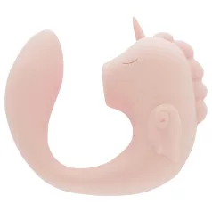 Unihorn C-Horse - vibrator za G-točku i klitoris (koraljni)
