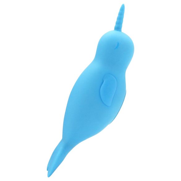 Unihorn Of The Sea - akumulatorski narval vibrator za klitoris (plavi)