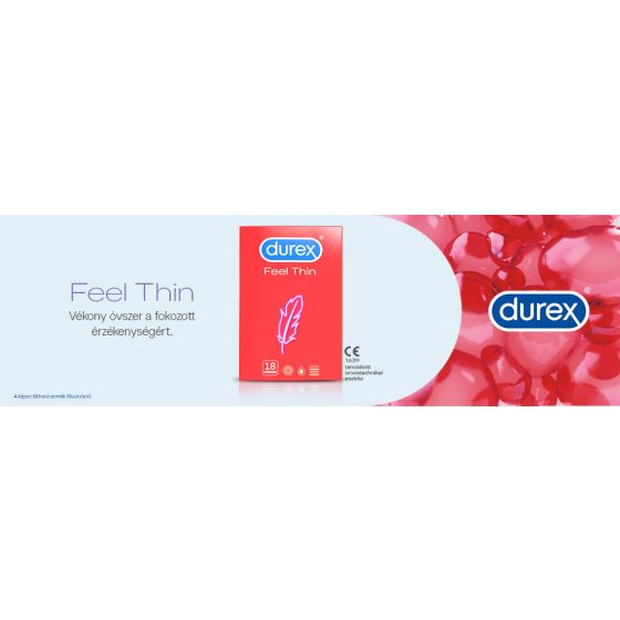 Durex Feel Thin - kondomi realističnog osjećaja (18 kom)