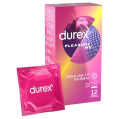 Durex Pleasure Me - rebrasti i točkasti kondomi (12 kom)