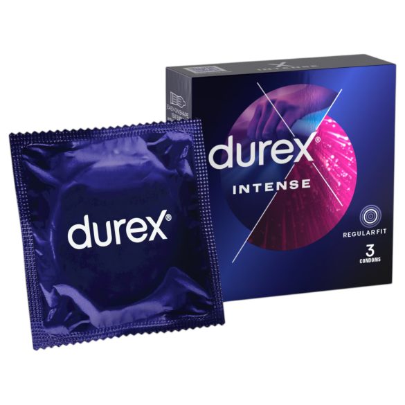 Durex Intense - rebrasti i točkasti kondom (3 kom)
