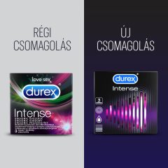 Durex Intense - rebrasti i točkasti kondomi (3kom) -