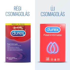 Durex Feel Intimate - kondomi tankih stijenki (18 kom)