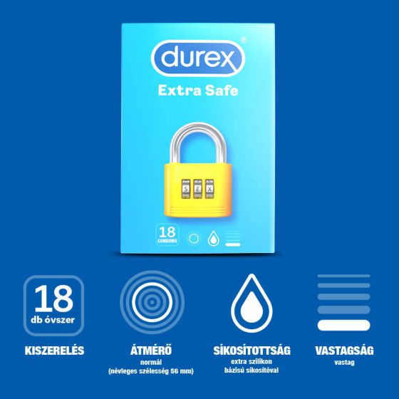 Durex Extra Safe - sigurni kondomi (18 kom)