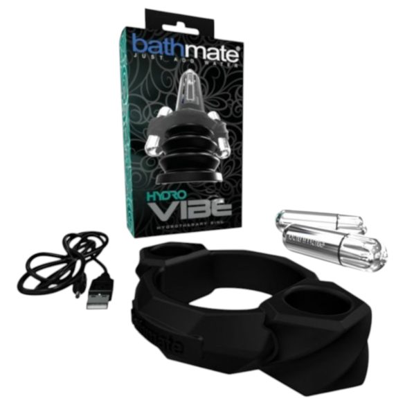 Bathmate Hydro Vibe - hidromasažna, vibrirajuća navlaka (crna)