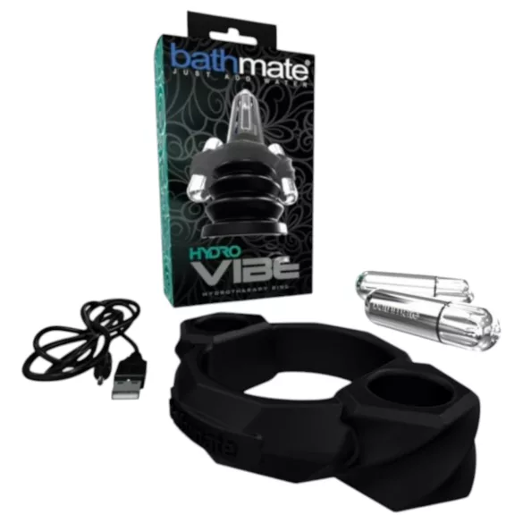 Bathmate - vibracijski prsten za hidroterapiju - crni