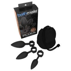 Bathmate Anal Training Plugs - set analnih čepova (crni)