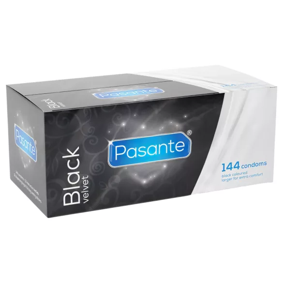 Pasante - lateks kondom - crni - 144 komada
