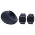 Pulse Duo Lux - punjivi parni vibrator za parove (sivi)