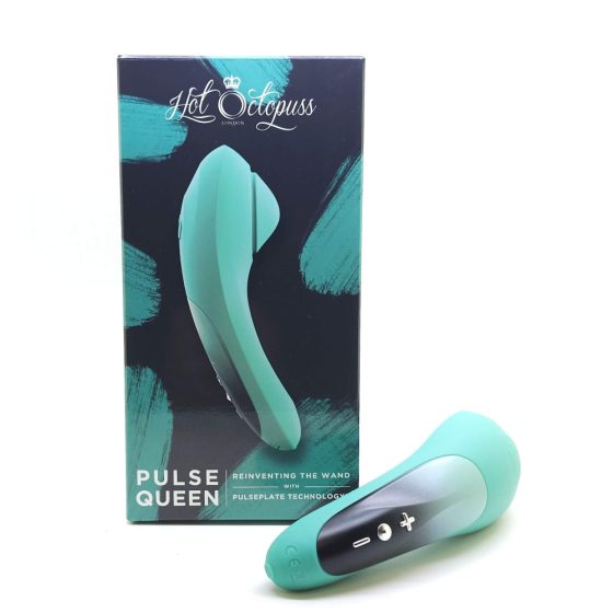 Pulse Queen - punjivi, vodootporni vibrator za klitoris (zeleni)