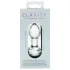Clarity Utopian Bloom - stakleni analni čep (prozirni)