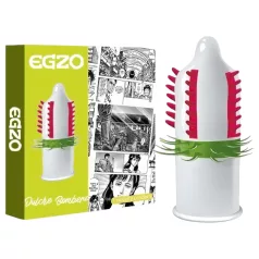   Egzo Dulche Bombero - stimulirajući kondom s bodljicama - 1 komad