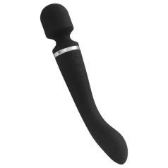 Usamljena Lodi - akumulatorski 2u1 masažni vibrator (crni)