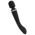 Usamljena Lodi - akumulatorski 2u1 masažni vibrator (crni)