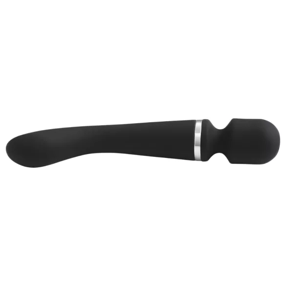 Lonely Lodi - vibrator i masažer 2u1 - crni - punjivi