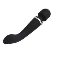 Lonely Lodi - punjivi vibrator za masažu 2u1 (crni)