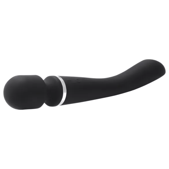 Lonely Lodi - vibrator i masažer 2u1 - crni - punjivi