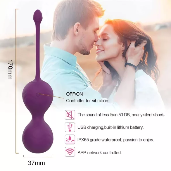 Lonely Winni - vibrator jaje na daljinsko upravljanje - ružičasto