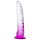 Usamljeni Koplje - lila proziran dildo s vakumom