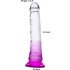 Usamljeni Koplje - lila proziran dildo s vakumom