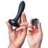 HOT Octopuss PleX s fleksibilnošću - bežični analni vibrator (crni)