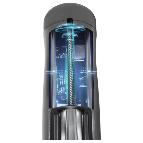 The Handy 1.1 - muški masturbator na mrežni pogon s VR opcijom - crni