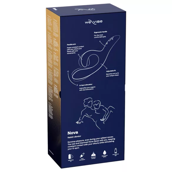 We-Vibe Nova 2 - vibrator za klitoris s baterijom i aplikacijom - plavi