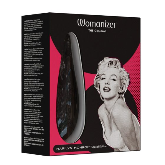 Womanizer Marilyn Monroe - bežični stimulator klitorisa zračnim valovima (crni)