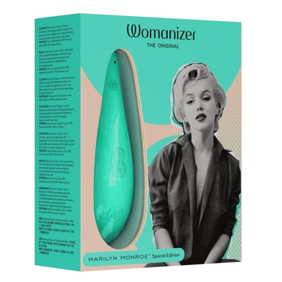Womanizer Marilyn Monroe - bežični stimulator klitorisa sa zračnim valovima (tirkizna)