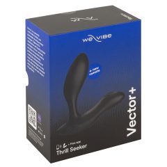   We-Vibe Vector+ - pametni analni vibrator na baterije, vodootporan (crni)