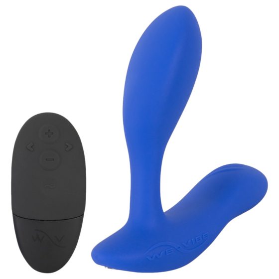 We-Vibe Vector+ - punjivi, vodootporni, pametni analni vibrator (plavi)