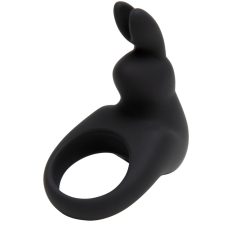   Happyrabbit Cock - punjivi vibrirajući prsten za penis (crni)