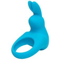   Happyrabbit Cock - punjivi vibrirajući prsten za penis (plavi)