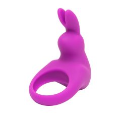   Happyrabbit Cock - punjivi vibrirajući prsten za penis (ljubičasti)