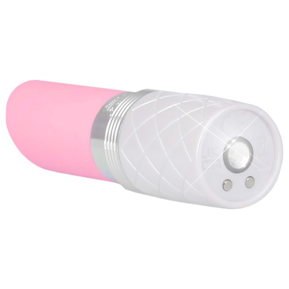 Pillow Talk Lusty - punjivi vibrator s jezikom (ružičasti)