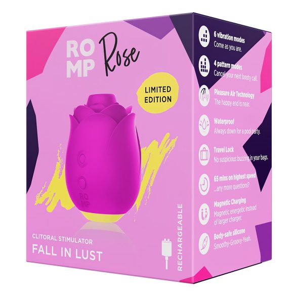 ROMP Rose - ružičasti valoviti vibrator (ružičasta)