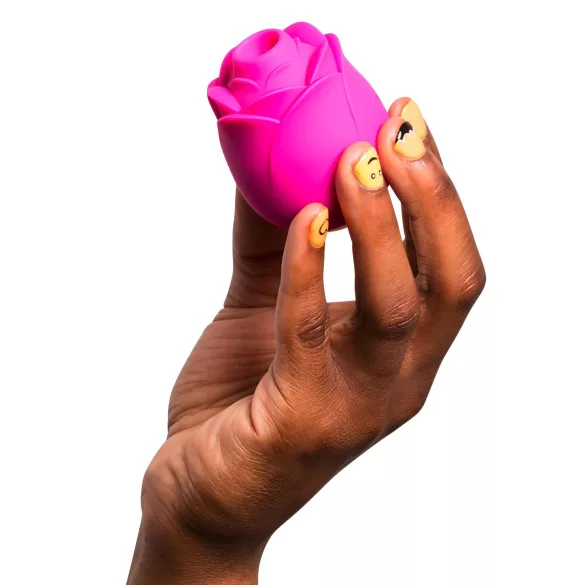 ROMP Rose - vibrator za klitoris s valovima zraka - silikon - roza